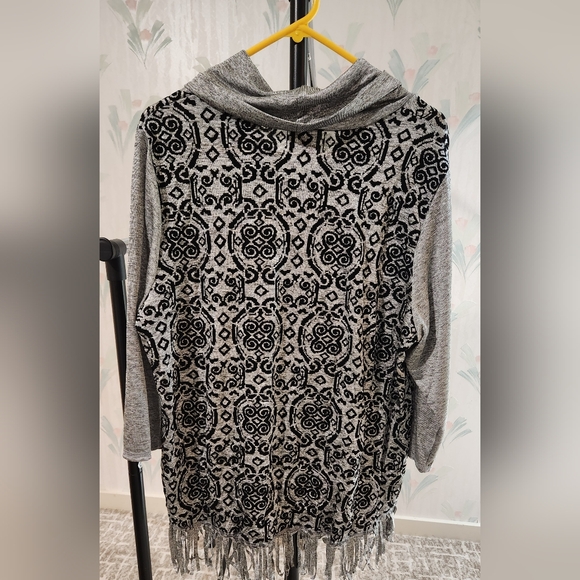 Ruby Rd Woman Silver Black Top 2X 2XL XXL - Picture 3 of 4